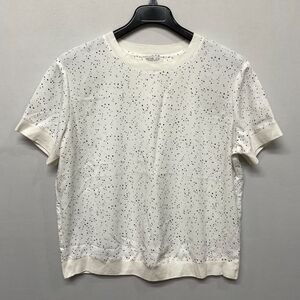 Rachel Zoe Women Short Sleeve Blouse Top Shirt Size Large M223 -30